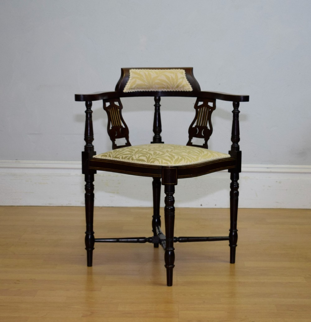 Antique Victorian Corner Chair View X