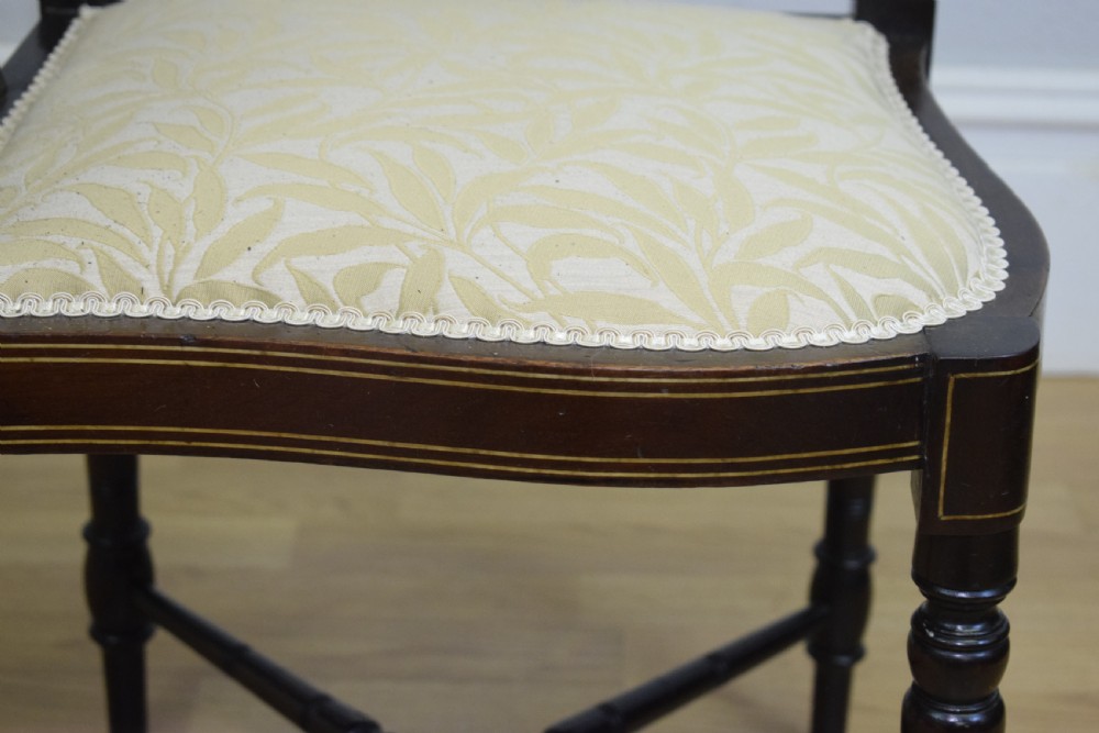 Antique Victorian Corner Chair View XIII