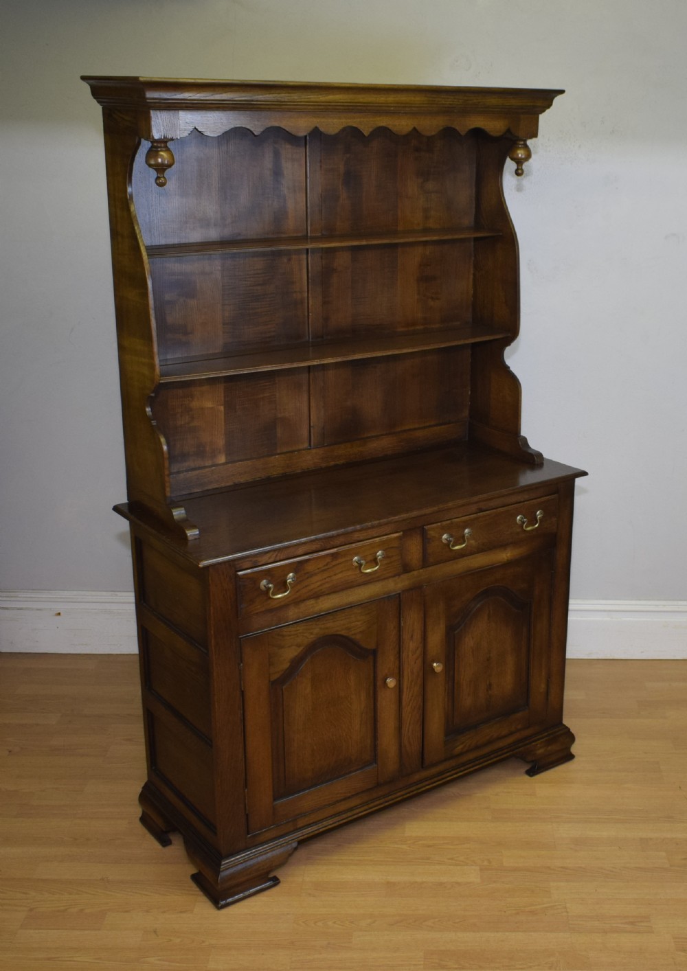 20th Century Oak Dresser & Rack View III