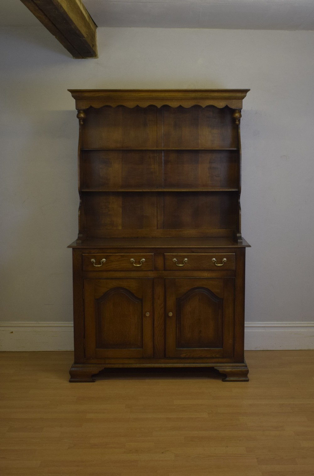 20th Century Oak Dresser & Rack View XIV