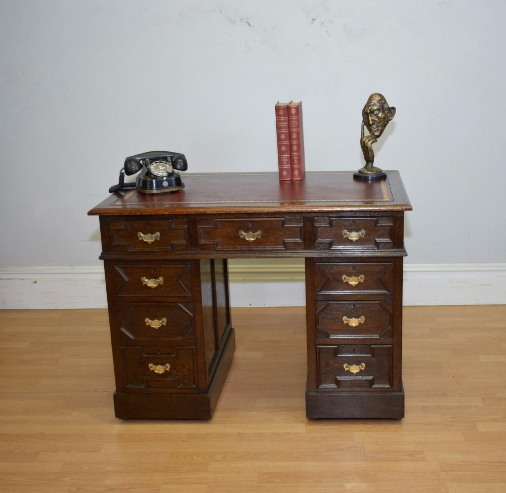 Early 20th Century Oak Desk View II