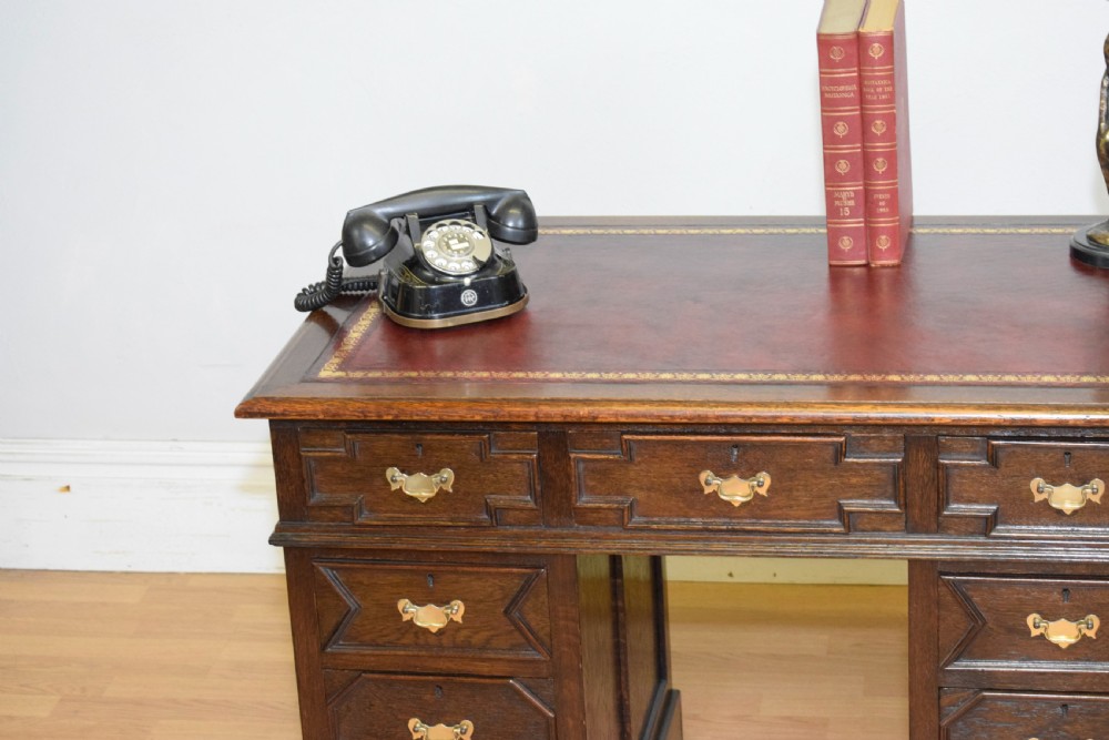 Early 20th Century Oak Desk View V