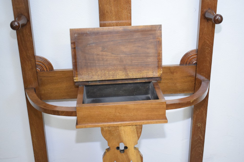  Edwardian Walnut Hall Stand View XIX