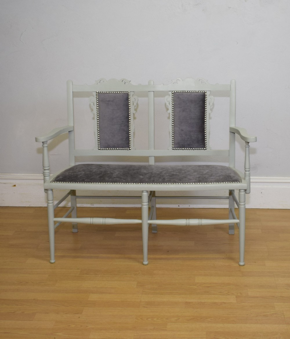 Antique Edwardian Couch View II