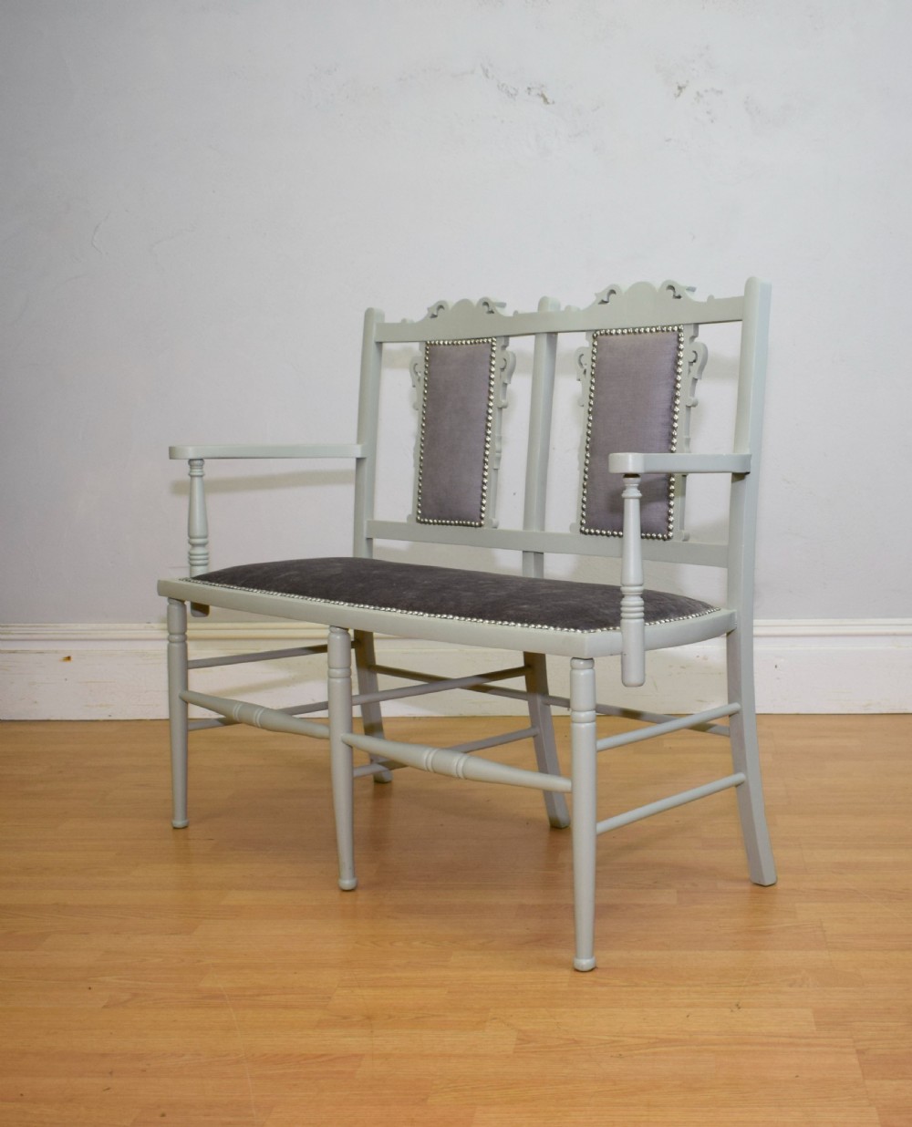 Antique Edwardian Couch View V