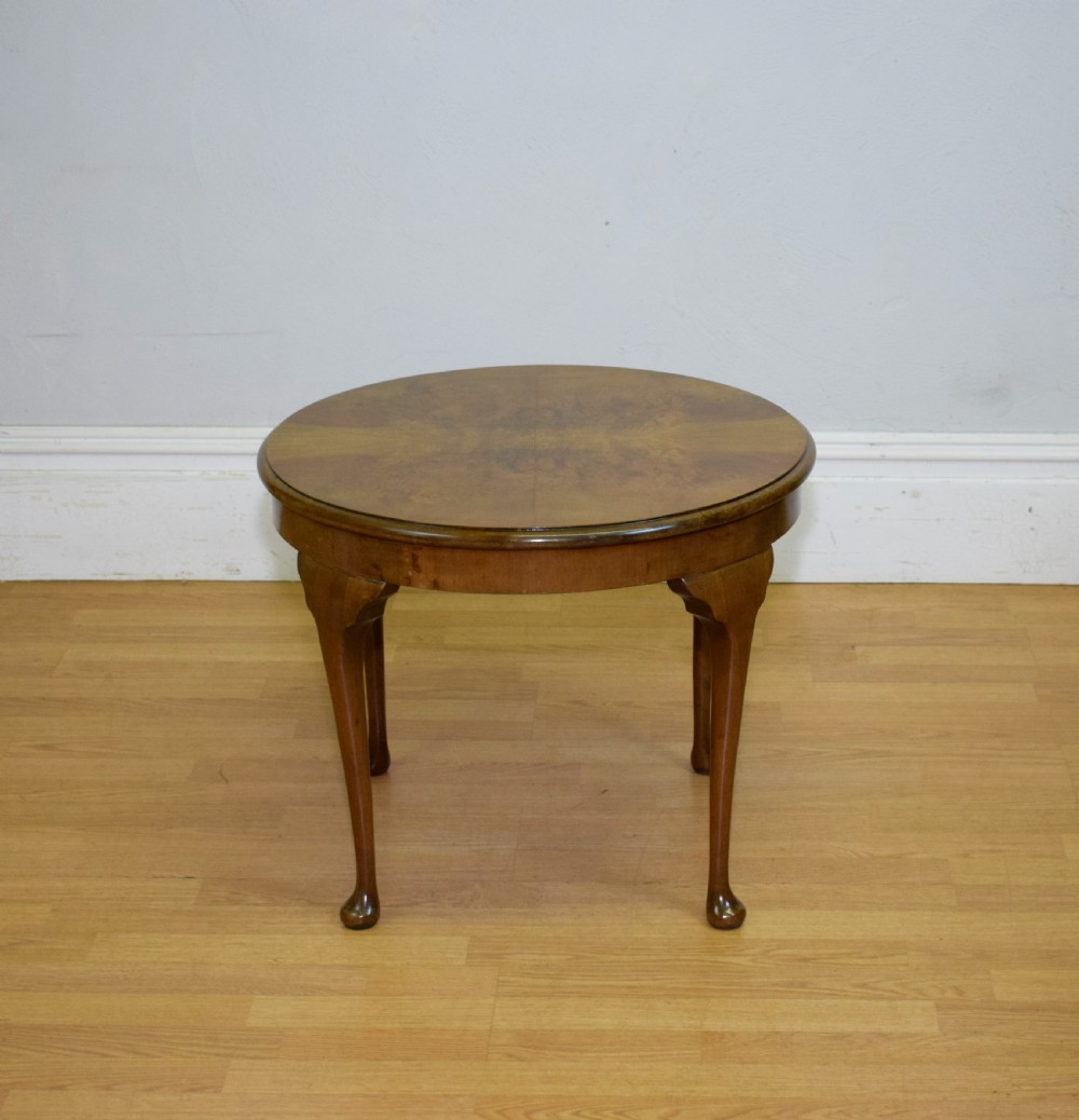 Early 20th Century Burr Walnut Coffee Table View II