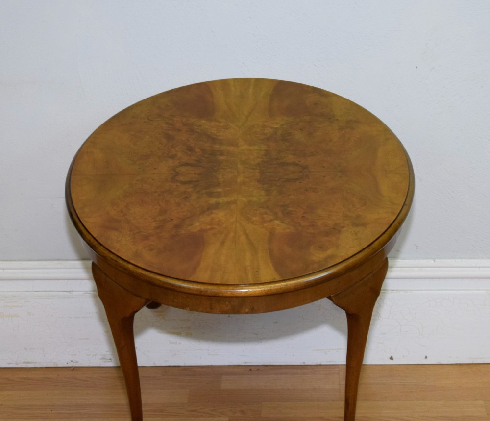 Early 20th Century Burr Walnut Coffee Table View X