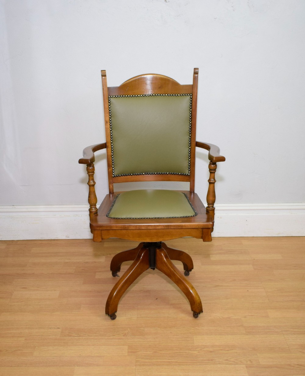 Edwardian Swivel Office Desk Chair View IV