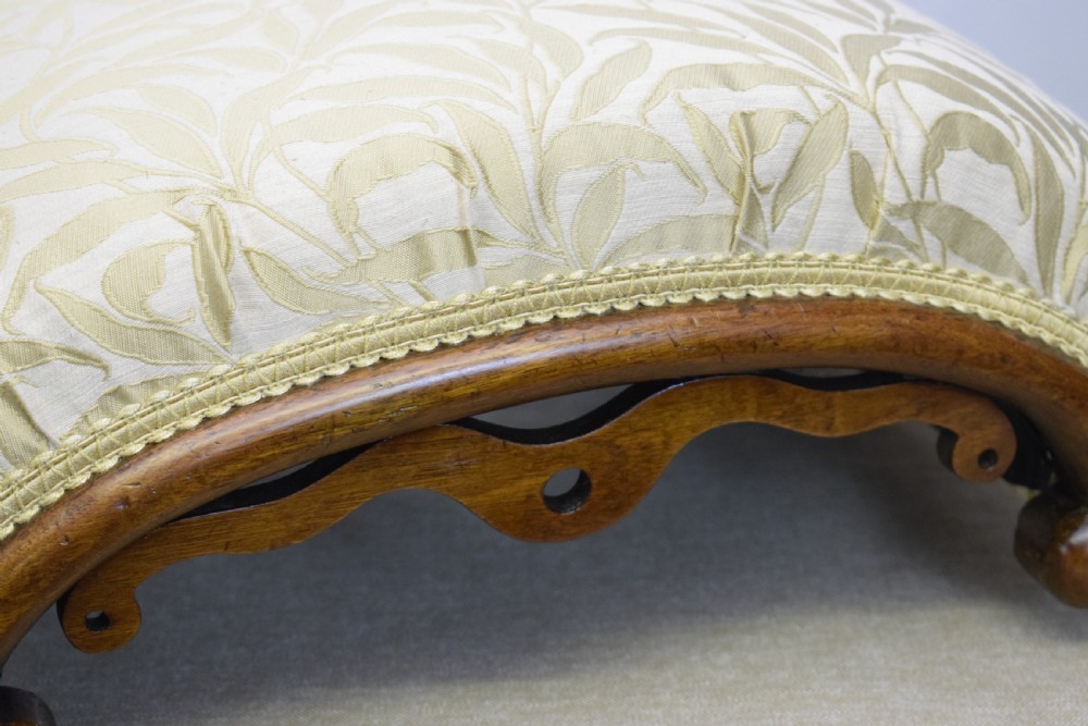 Victorian Pair of Walnut Foot Stools View XV