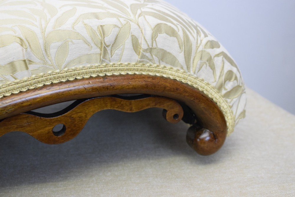 Victorian Pair of Walnut Foot Stools View XVII
