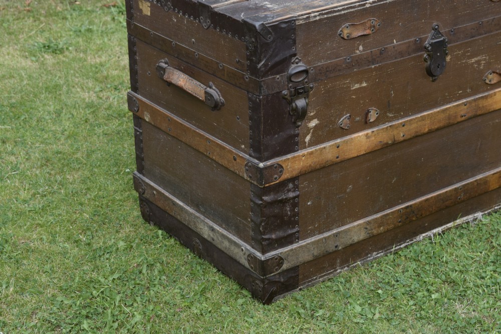 Antique Victorian Travelling Trunk View IV