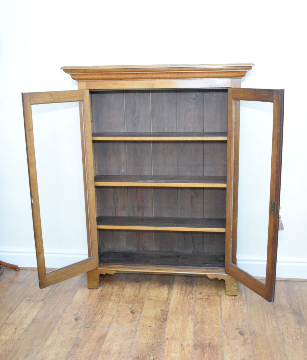 Edwardian Oak Bookcase View V