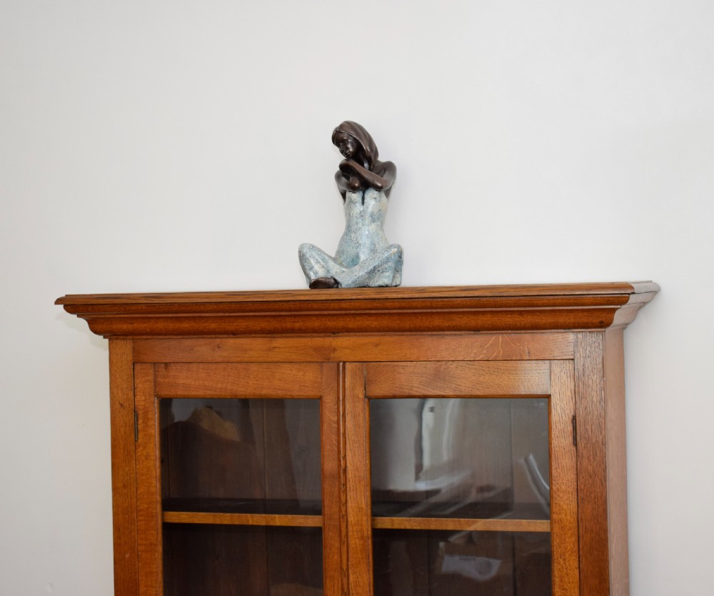 Edwardian Oak Bookcase View X