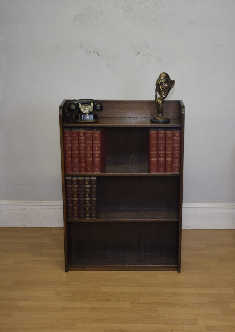 Arts & Crafts Oak Bookcase View IV