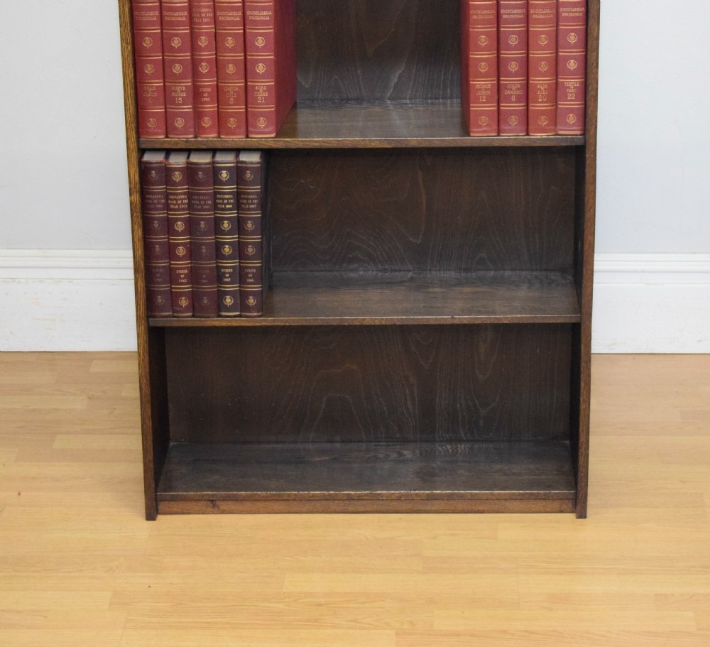 Arts & Crafts Oak Bookcase View VI