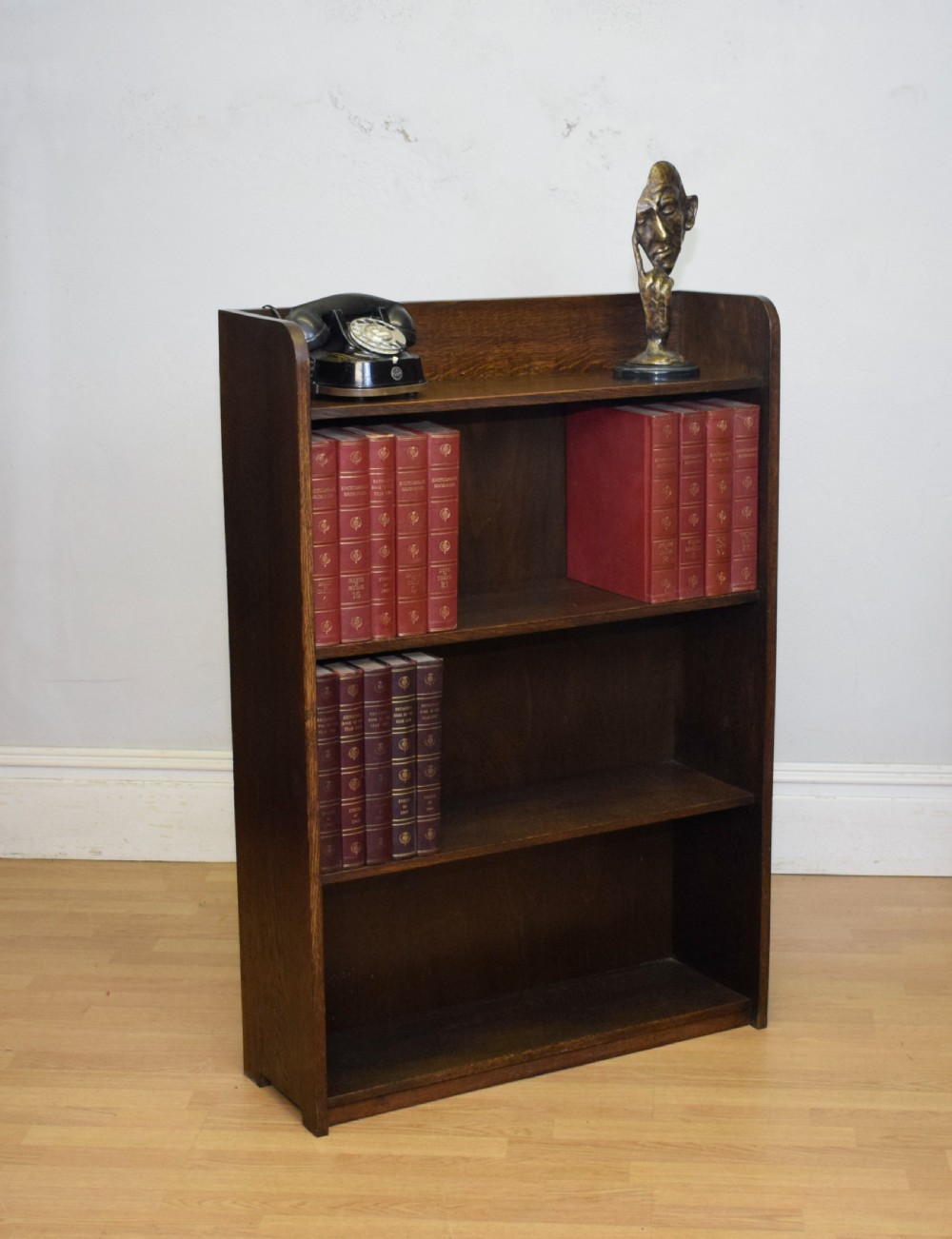 Arts & Crafts Oak Bookcase View VIII