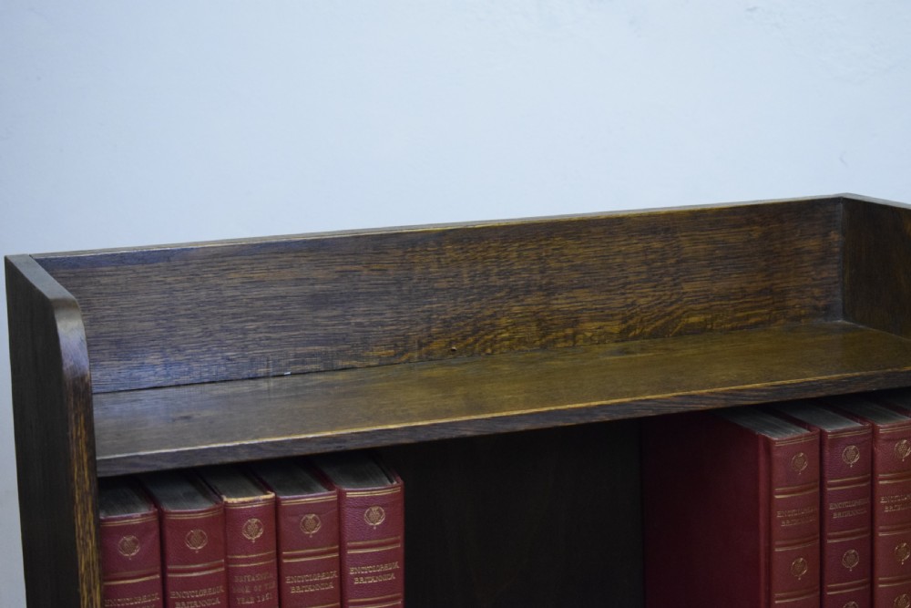 Arts & Crafts Oak Bookcase View XVI