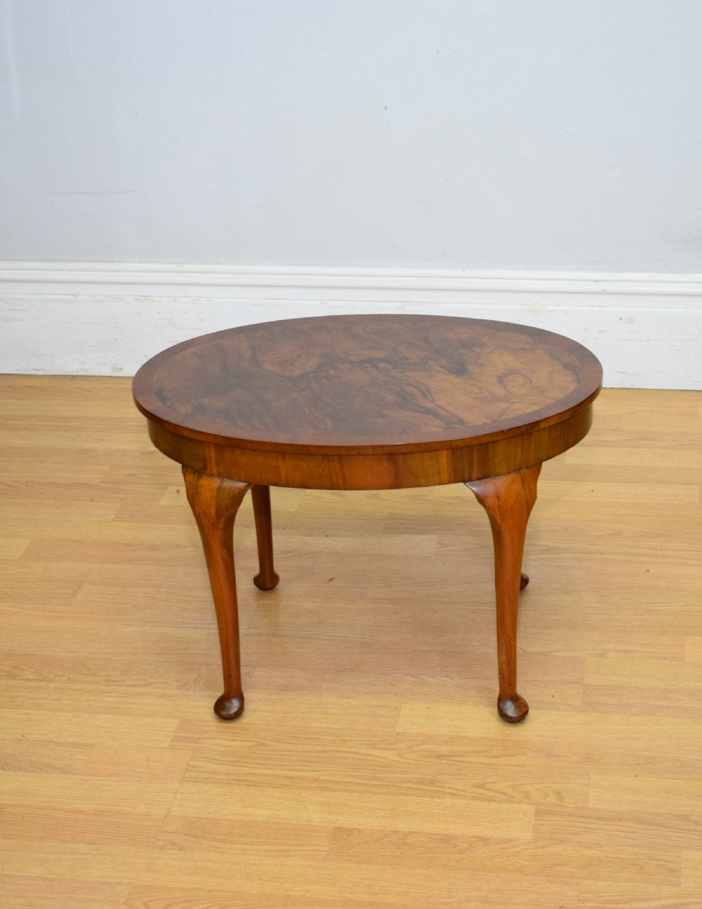 Early 20th Century Burr-Walnut Coffee Table View III