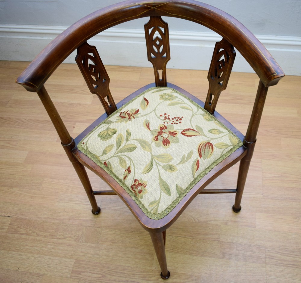 Edwardian Corner Chair View XI