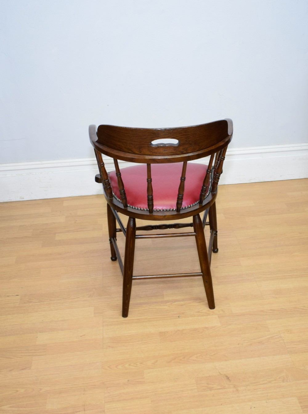Early 20th Century Oak Desk Chair View VII