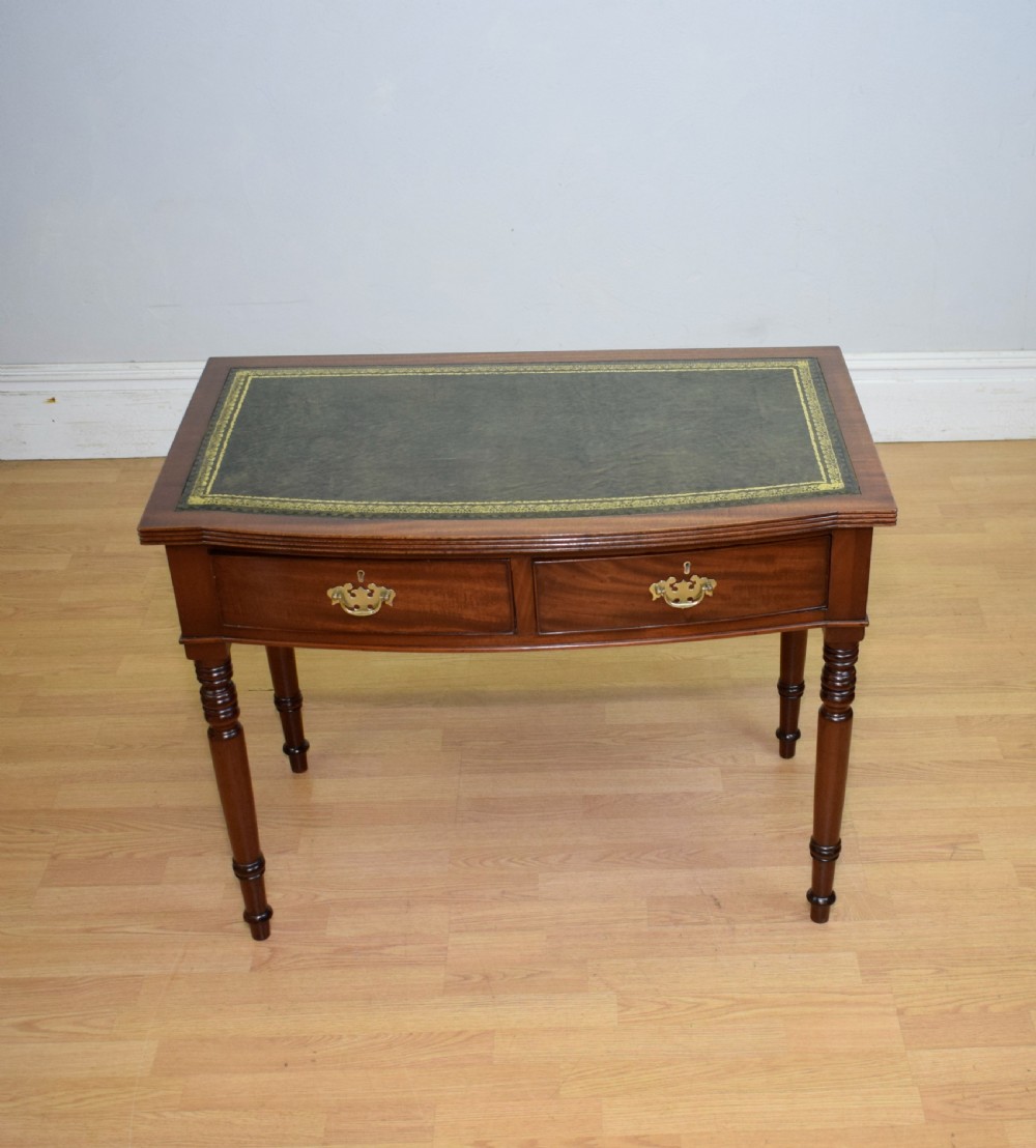  Regency Bowfront Writing Table View V