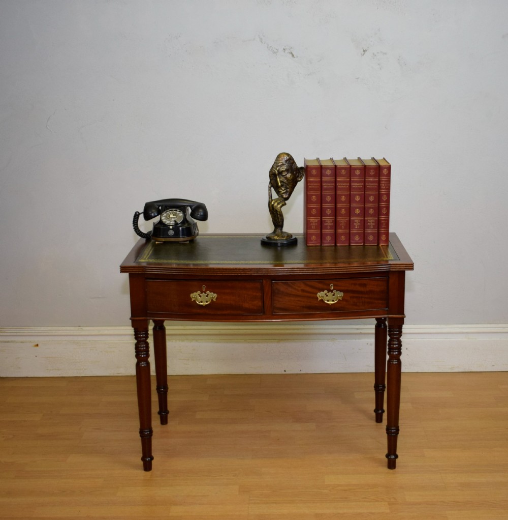  Regency Bowfront Writing Table View VIII