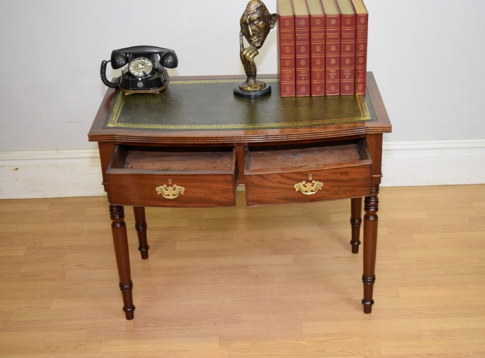  Regency Bowfront Writing Table View IX