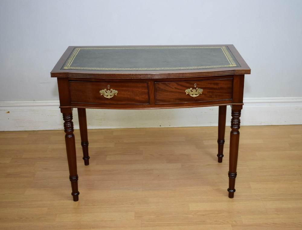  Regency Bowfront Writing Table View X