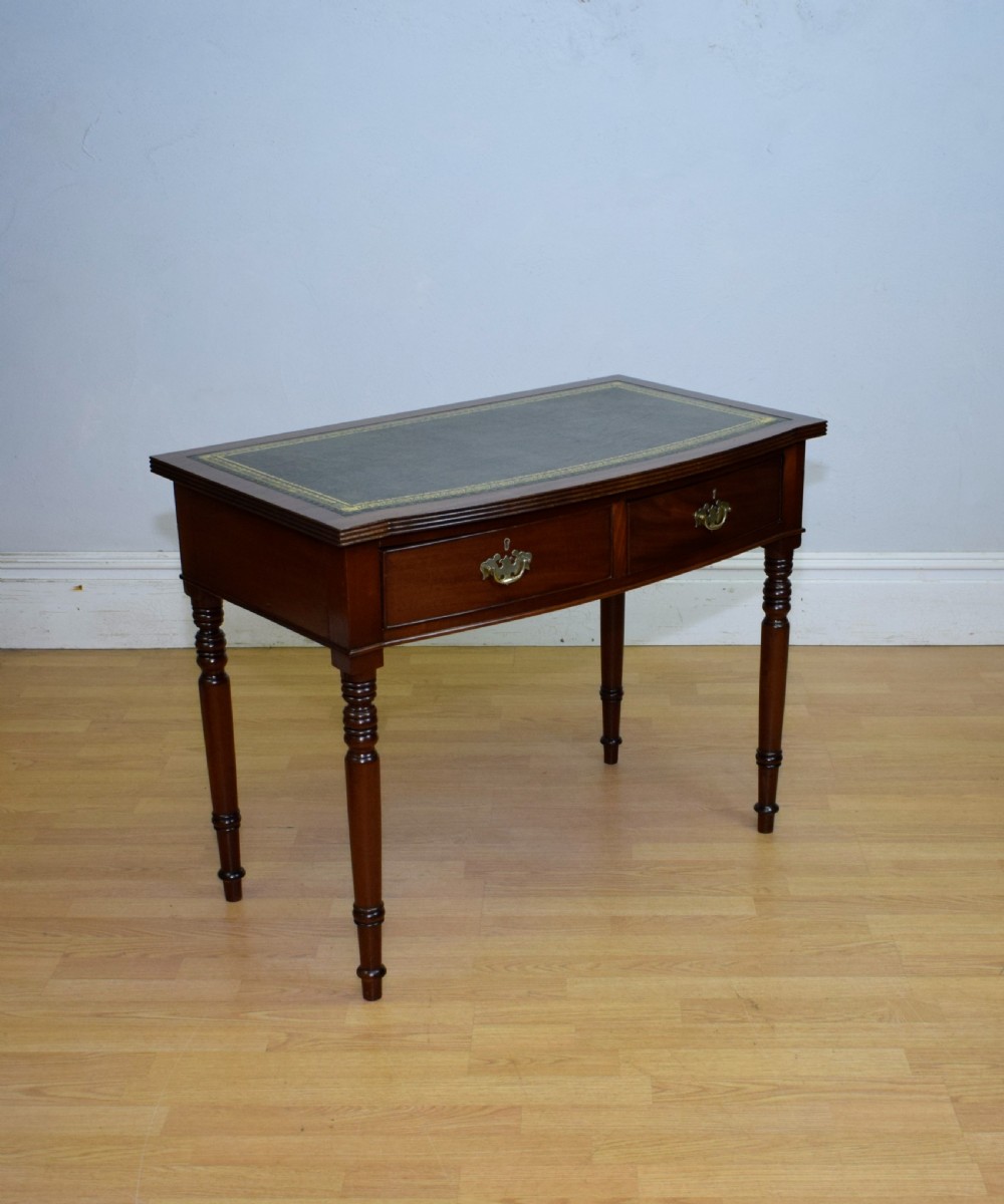  Regency Bowfront Writing Table View XII