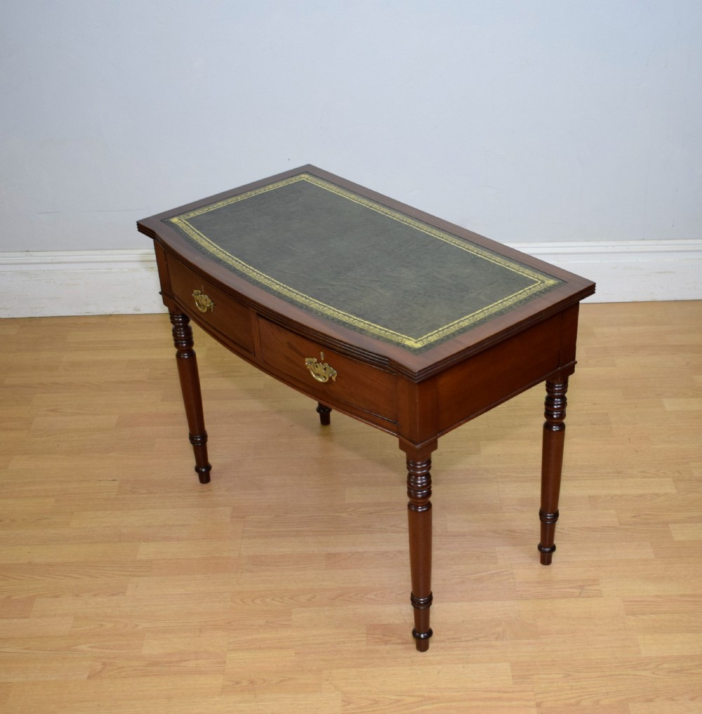  Regency Bowfront Writing Table View XV