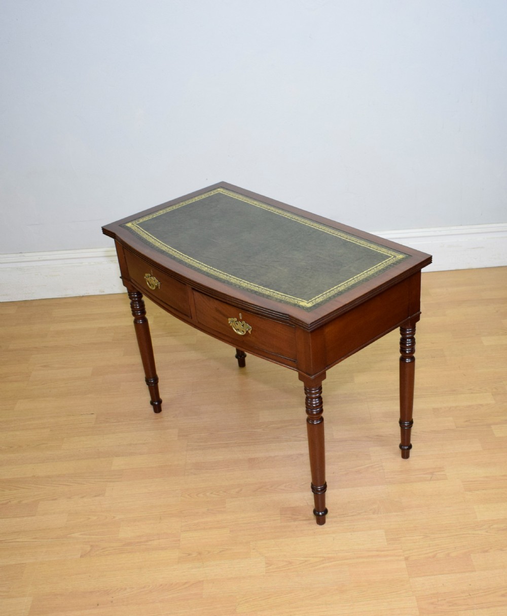  Regency Bowfront Writing Table View XVI