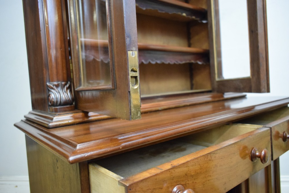 Antique Victorian Library Bookcase View VII