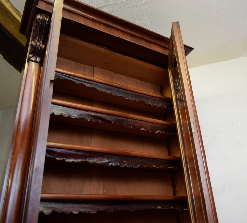 Antique Victorian Library Bookcase View VIII