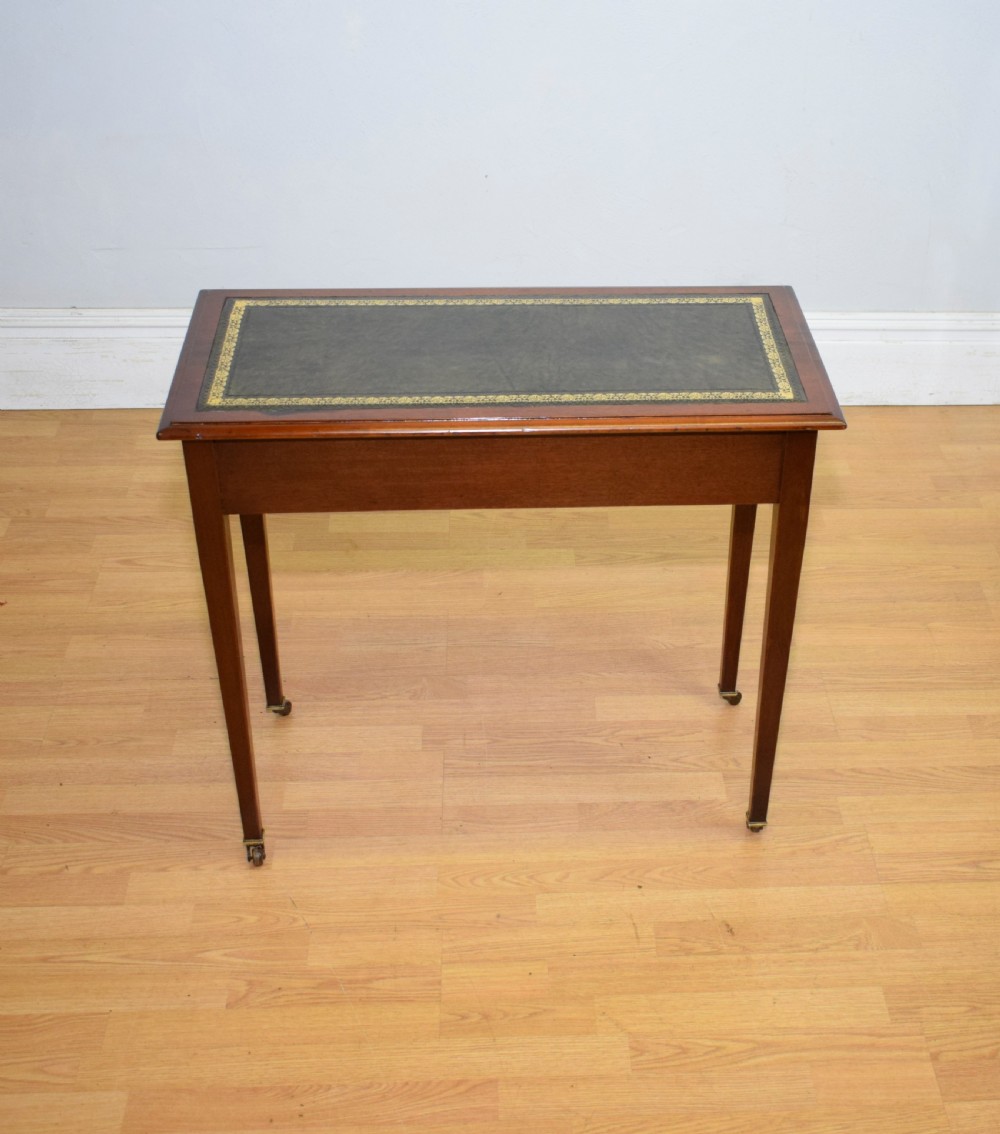 Antique Edwardian Writing Table View XIV
