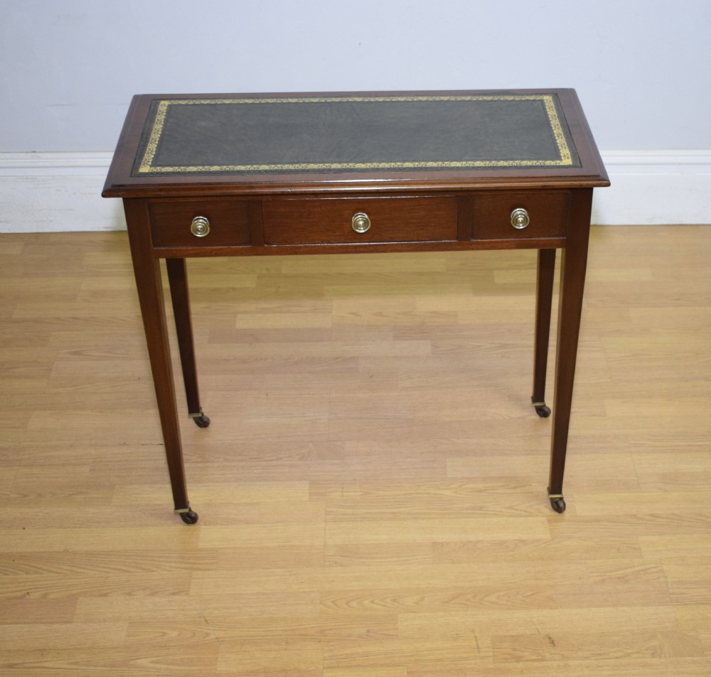 Antique Edwardian Writing Table View XVI