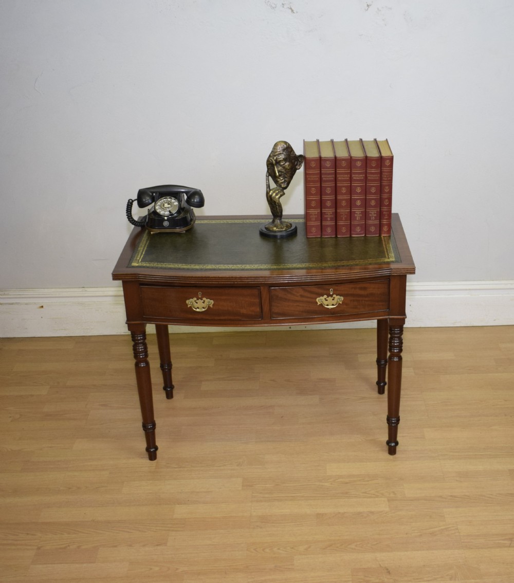  Regency Bowfront Writing Table