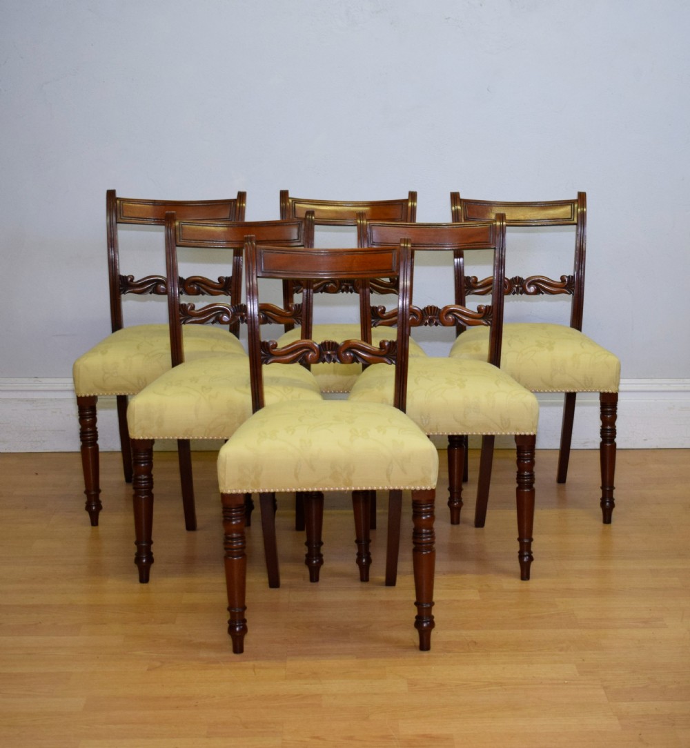 Antique Regency Set of 6 Dining Chairs View III