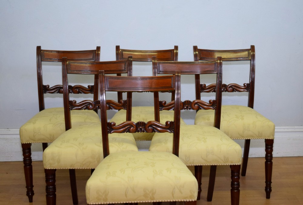 Antique Regency Set of 6 Dining Chairs View IV