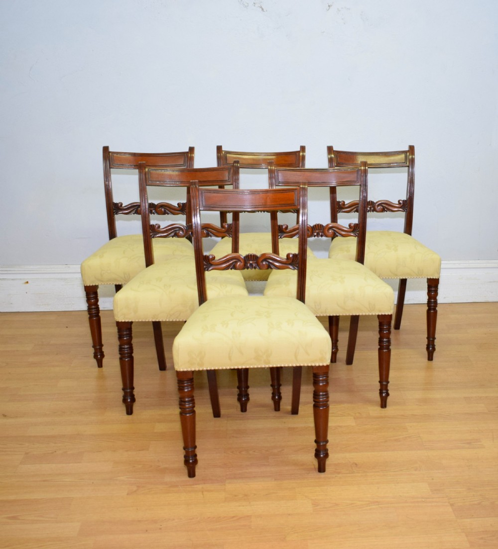Antique Regency Set of 6 Dining Chairs View VIII