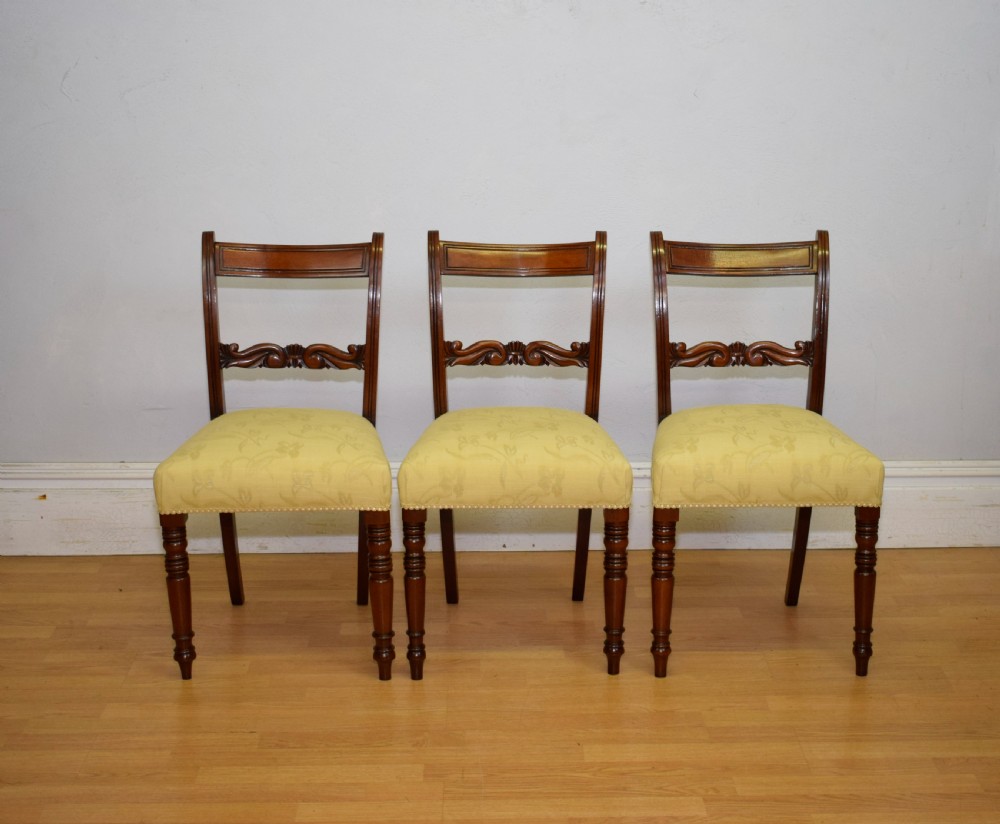 Antique Regency Set of 6 Dining Chairs View X