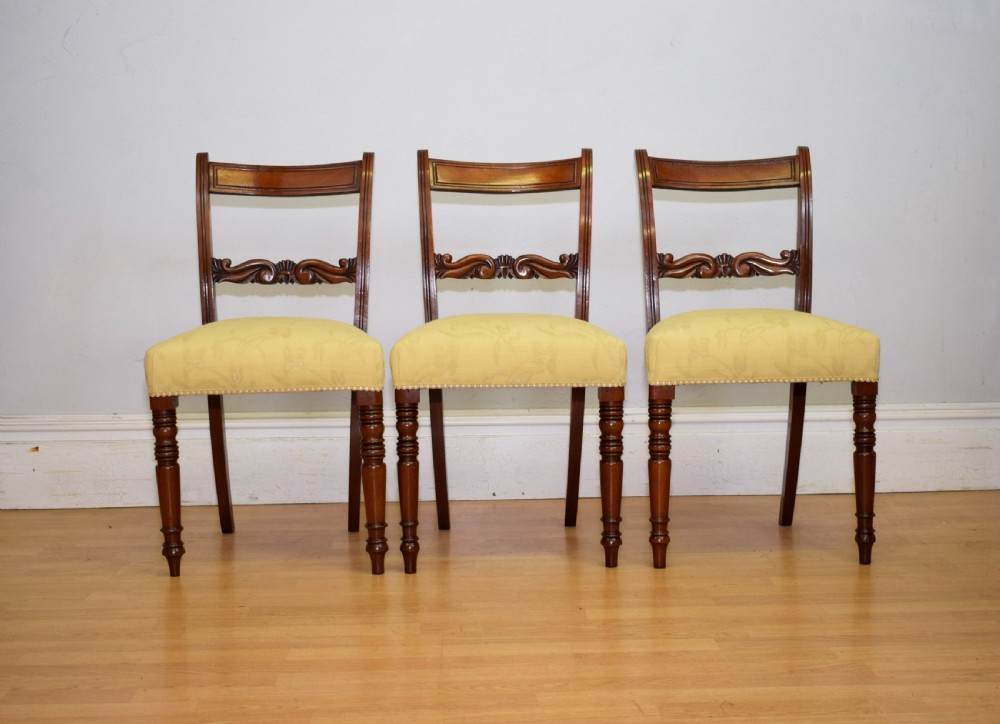 Antique Regency Set of 6 Dining Chairs View XI