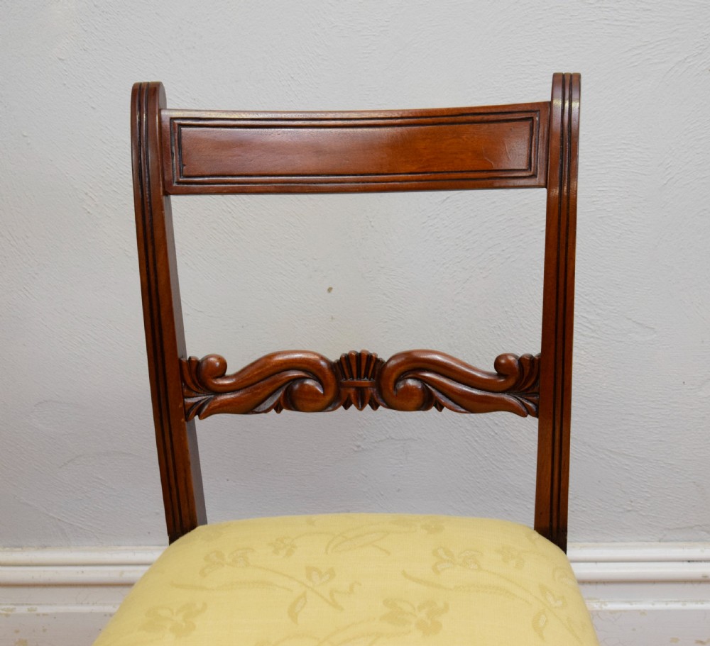 Antique Regency Set of 6 Dining Chairs View XV