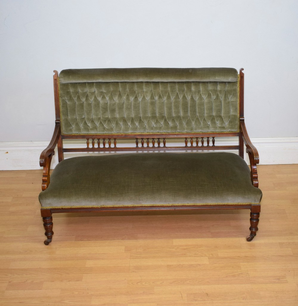 Victorian Walnut Couch View III