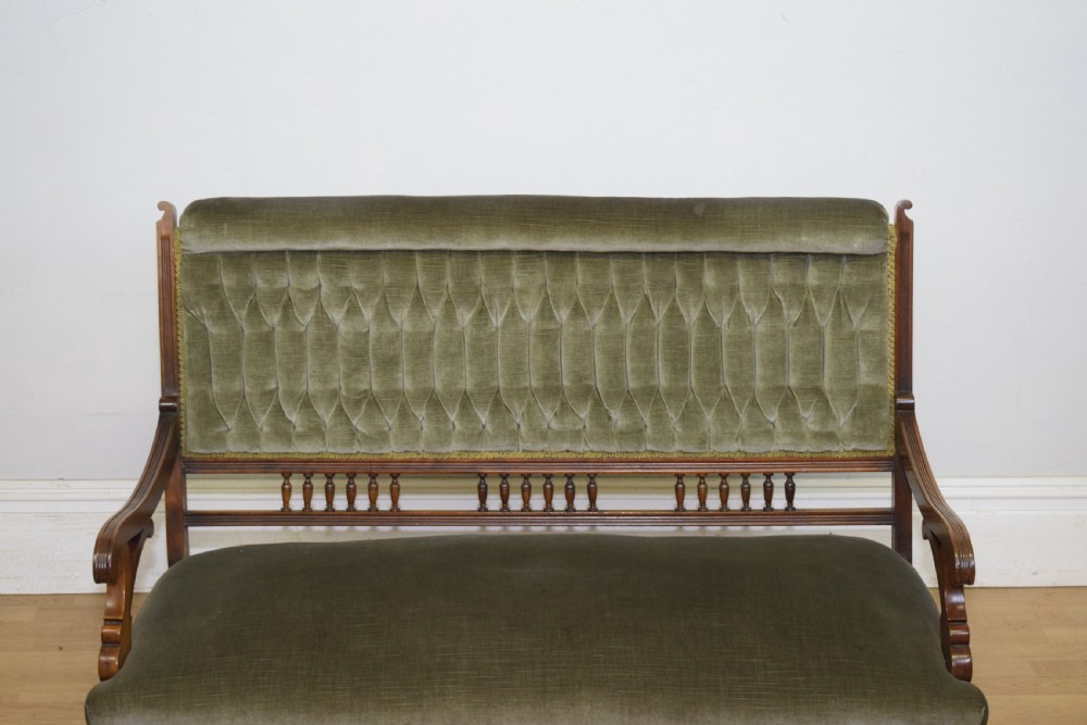 Victorian Walnut Couch View IV