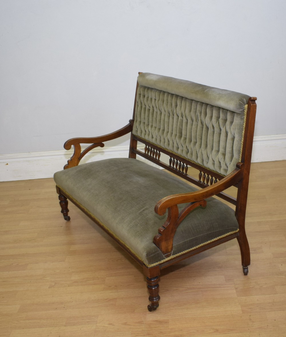Victorian Walnut Couch View X