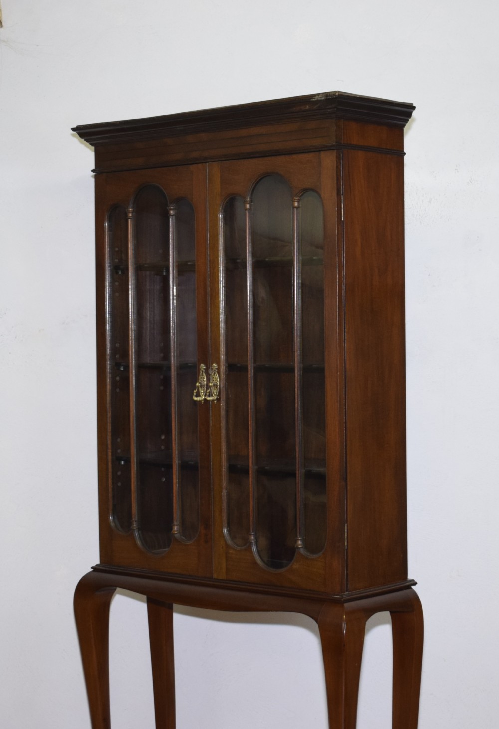 Late Victorian Bookcase on Stand View XVIII