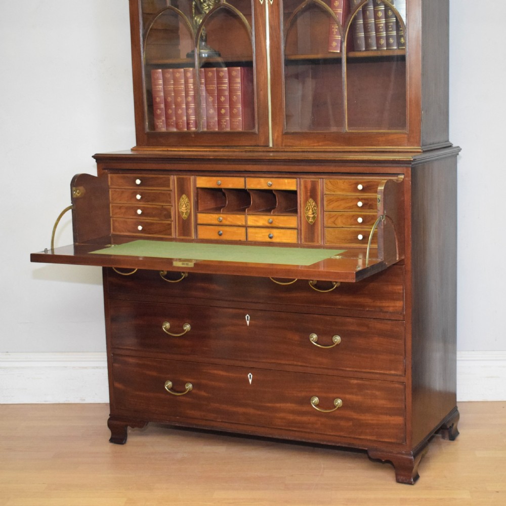  Regency Secretaire Bookcase View XV
