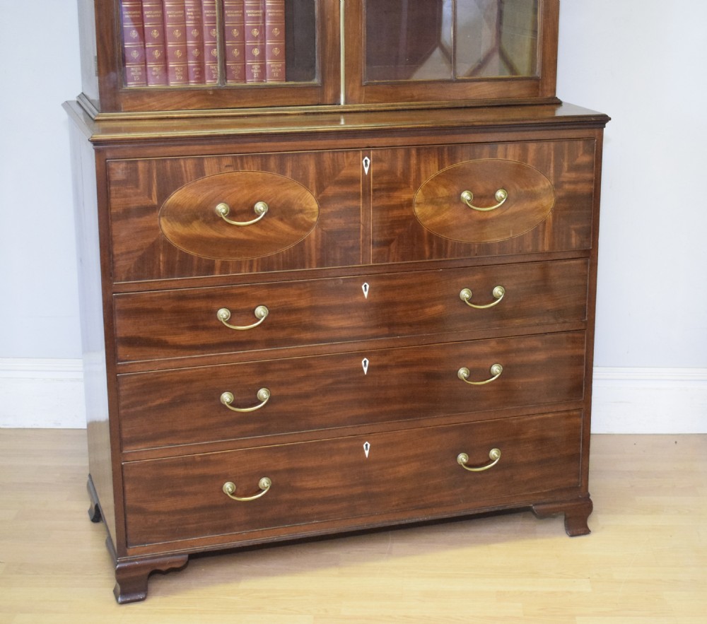  Regency Secretaire Bookcase View V