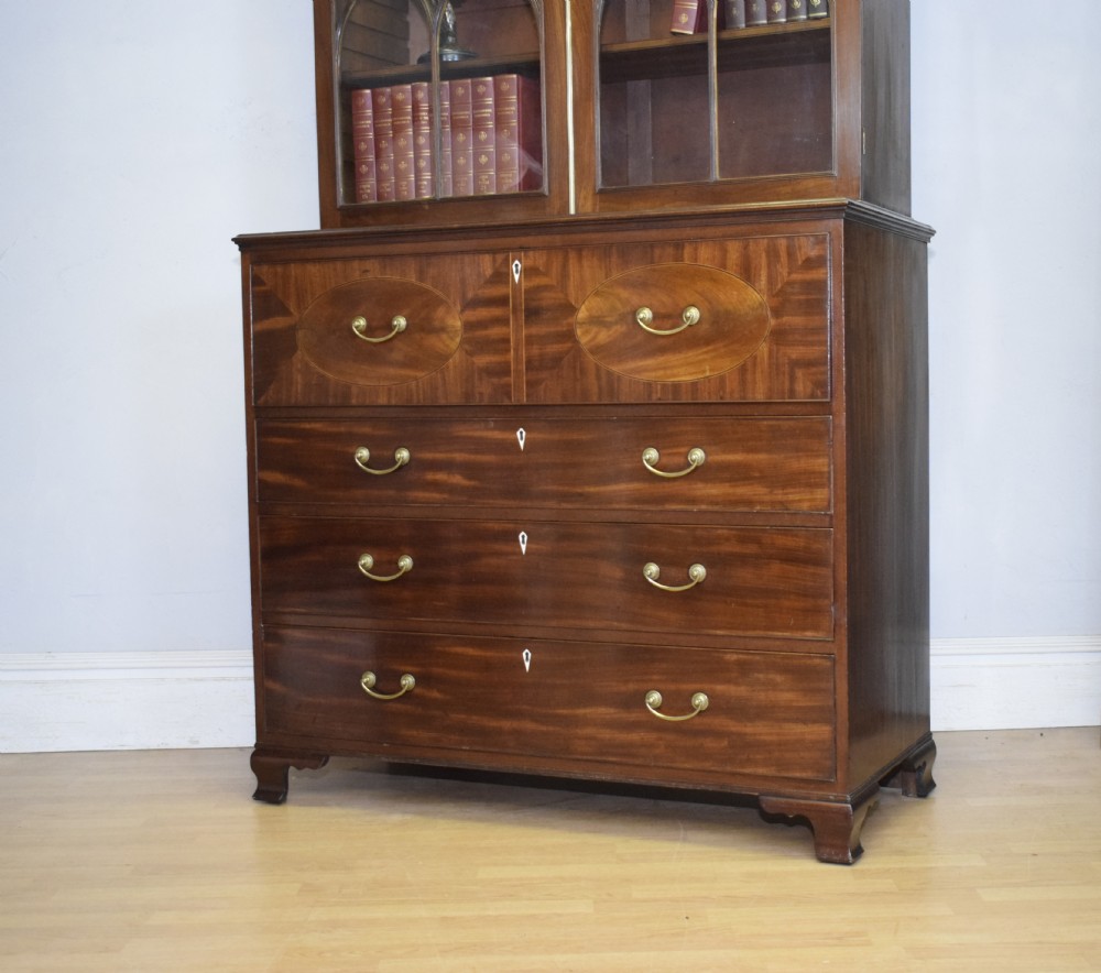  Regency Secretaire Bookcase View X