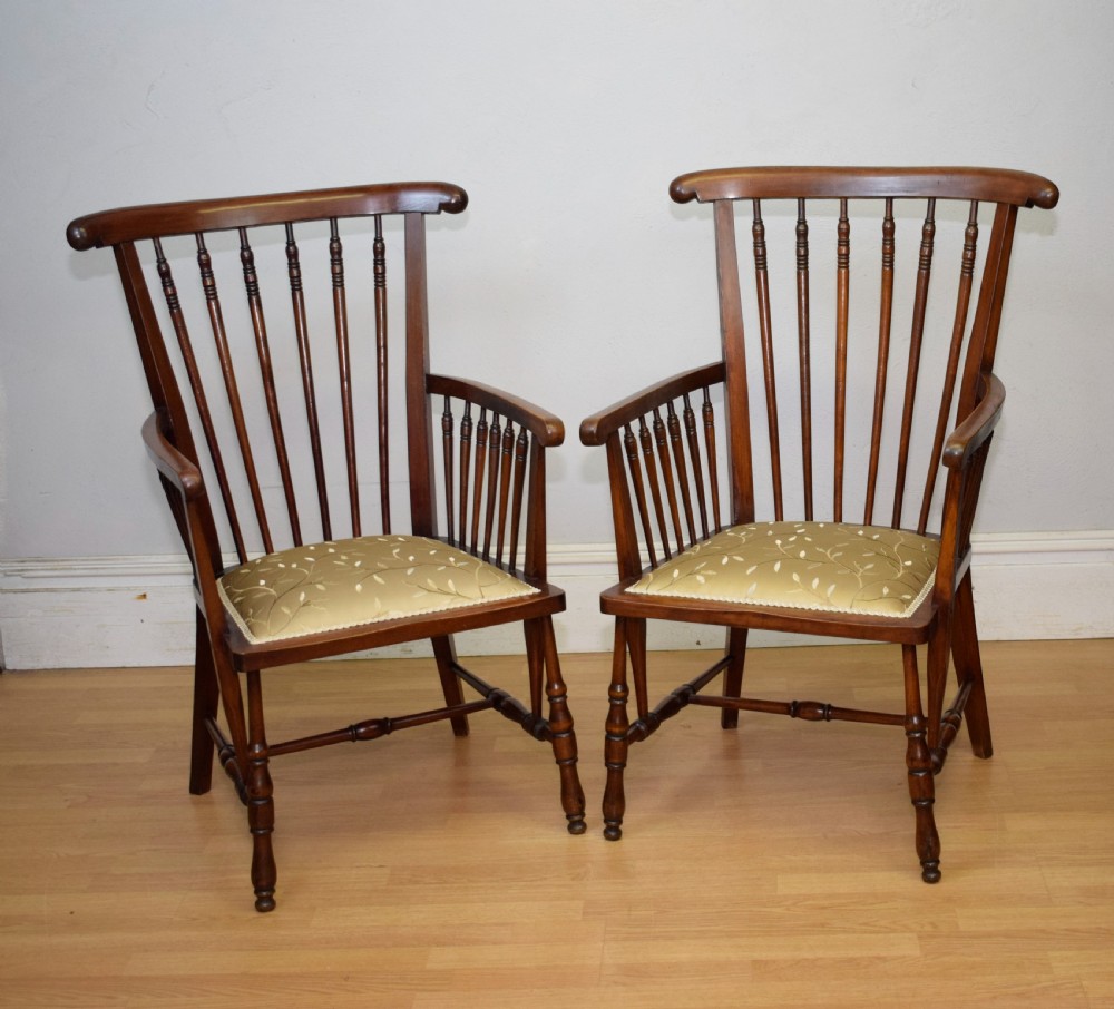 Pair of Arts & Crafts Armchairs